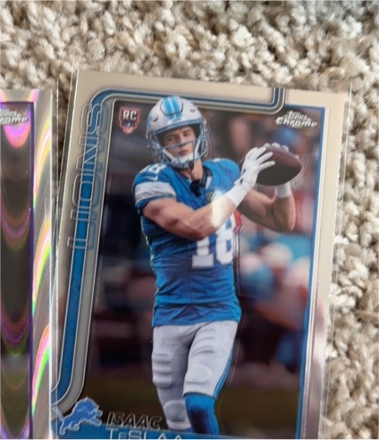 2025 Topps Chrome #320 Isaac Teslaa — front