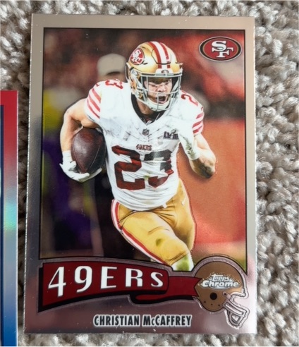 2025 Topps Chrome #1975-29 Christian McCaffrey — front