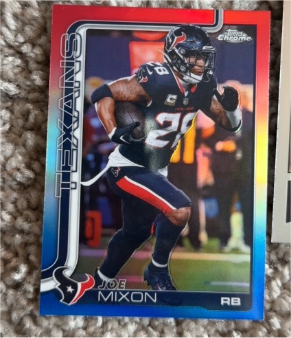 2025 Topps Chrome #120 Joe Mixon — front