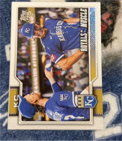 2026 Topps Series 1 #236 Royals Muscle Jac Caglianone/Bobby Witt Jr. — front