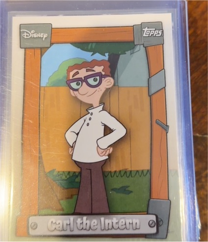 2026 Topps Disney Neon #P&F-17 Carl the Intern — front
