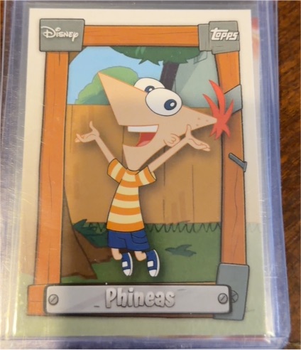 2026 Topps Neon Disney Phineas & Ferb #P&F-1 Phineas — front