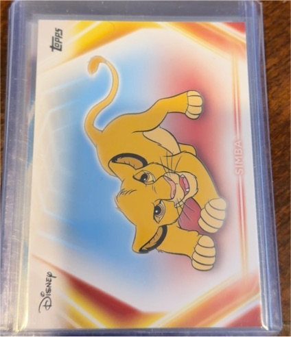 2026 Topps Disney Neon #41 Simba — front