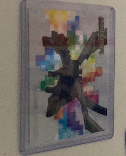 2024 Panini Minecraft #2 Ari Colorblast Prizm SSP — front