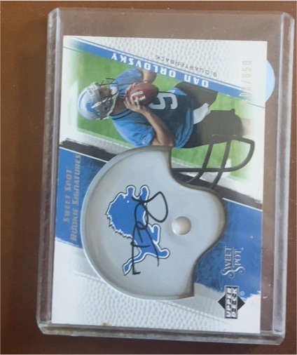 2005 Upper Deck Sweet Spot Signatures #246 Dan Orlovsky — front