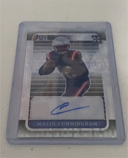 2023 Leaf Pro Set #PA-MC1 Malik Cunningham Rookie RC Auto — front
