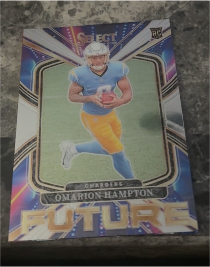 2025 Panini Select #13 Omarion Hampton Select Future — front