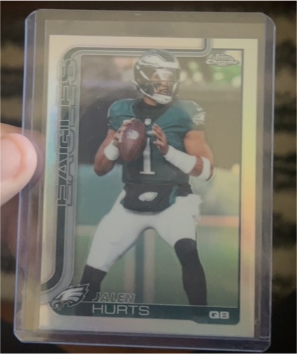 2025 Topps Chrome #247 Jalen Hurts — front