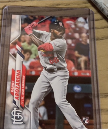 2020 Topps #229 Randy Arozarena — front