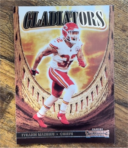 2021 Panini Contenders Gladiators #GLD-TMA Tyrann Mathieu — front