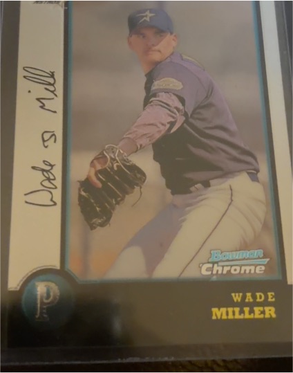 1998 Bowman Chrome #385 Wade Miller — front