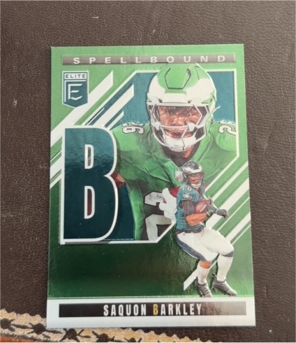2025 Panini Donruss Elite Spellbound Saquon Barkley — front