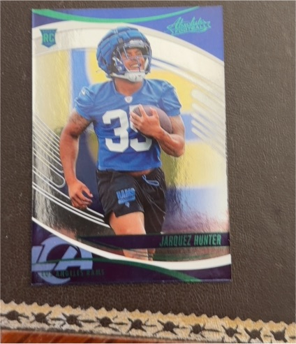 2025 Panini Absolute #136 Jarquez Hunter — front