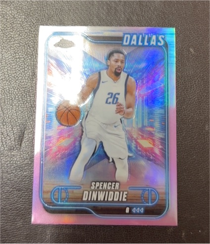 2024-25 Topps Chrome #175 Spencer Dinwiddie — front