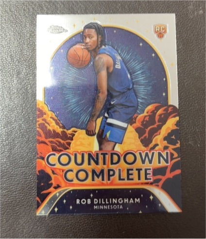 2024-25 Topps Chrome #CC-16 Rob Dillingham Countdown Complete — front