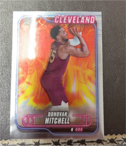 2024-25 Topps Chrome #69 Donovan Mitchell — front