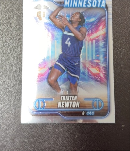 2024-25 Topps Chrome #108 Tristen Newton — front