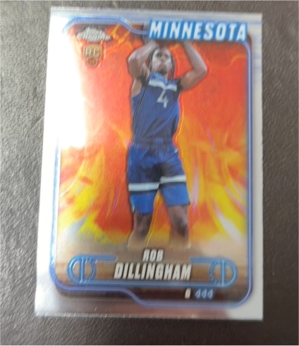 2024-25 Topps Chrome #165 Rob Dillingham — front