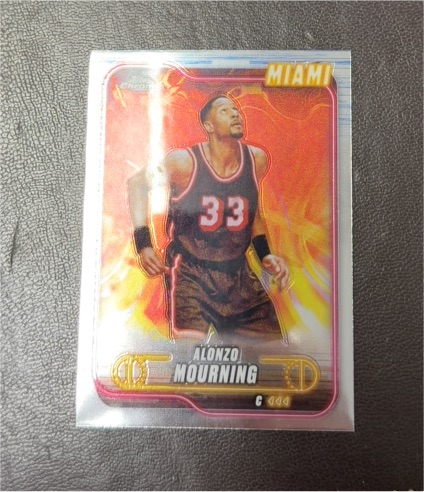 2024-25 Topps Chrome #9 Alonzo Mourning — front