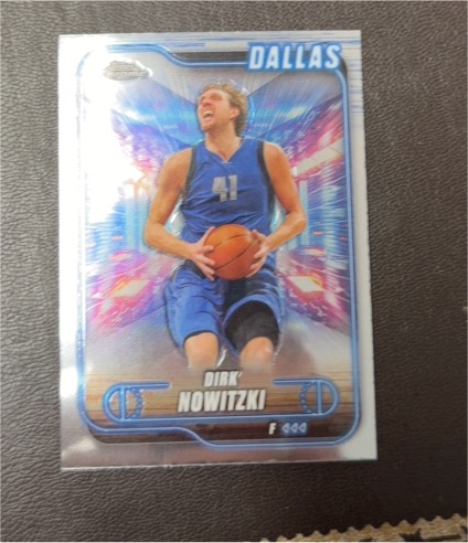 2024-25 Topps Chrome #197 Dirk Nowitzki — front
