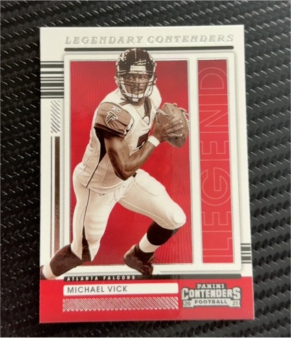 2021 Panini Contenders #LGD-MVI Michael Vick — front