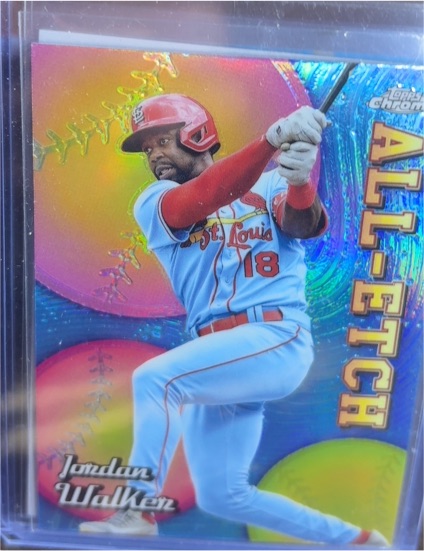 2024 Topps Chrome #CAE-23 Jordan Walker All-Etch Refractor — front