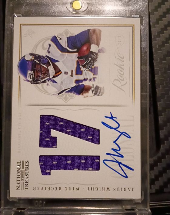 2012 Panini National Treasures #14 Jarius Wright — front