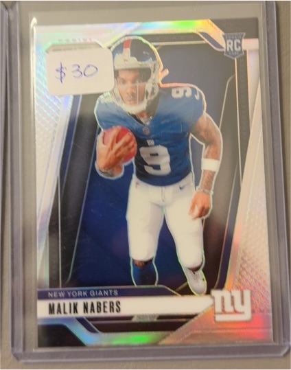 2024 Panini Prizm #28 Malik Nabers — front