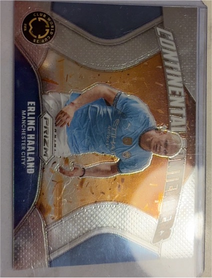 2025 Panini Prizm FIFA Club World Cup Continental Contenders #20 Erling Haaland — front