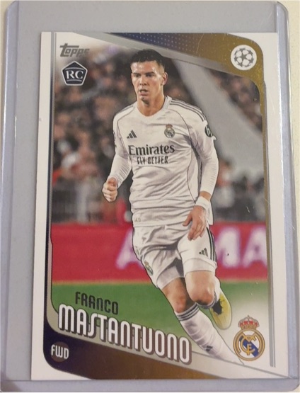 2026 Topps UEFA #172 Franco Mastantuono — front