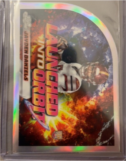 2024 Topps Cosmic Chrome #LIO-10 Jayden Daniels Launched Into Orbit — front