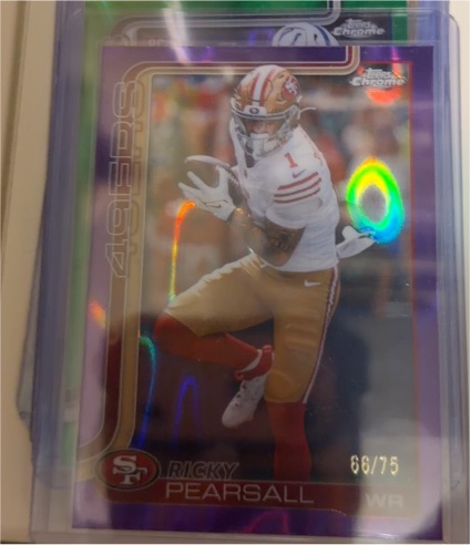 2025 Topps Chrome #261 Ricky Pearsall — front