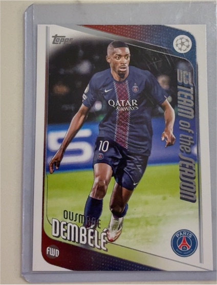 2025-26 Topps UEFA Club Competitions #3 Ousmane Dembélé — front