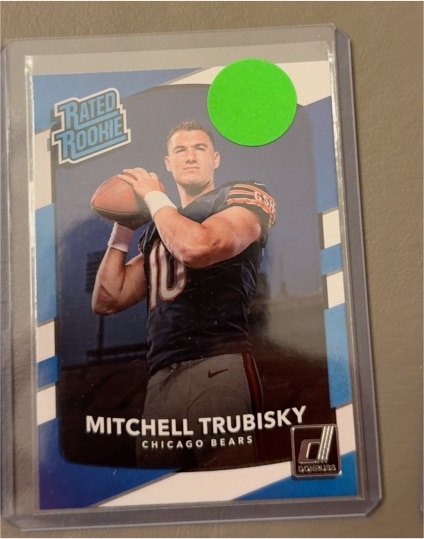 2017 Donruss #328 Mitchell Trubisky — front