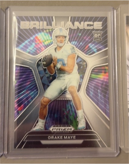 2024 Panini Prizm Draft Picks Brilliance #BR-DM Drake Maye — front