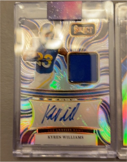 2024 Panini Select Signature Memorabilia #SM-KWS Kyren Williams — front