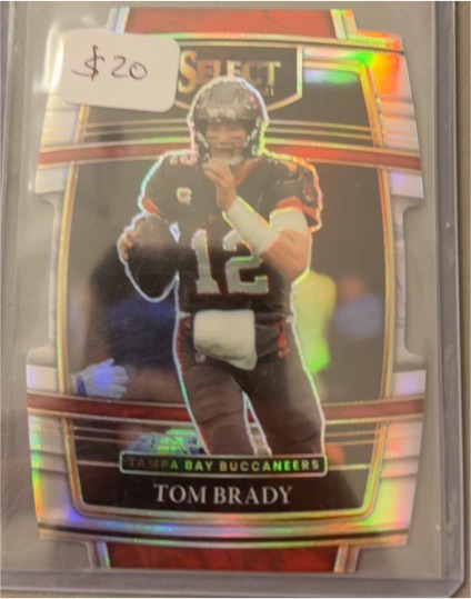 2021 Panini Select Concourse Level #1 Tom Brady Tampa Bay Buccaneers — front