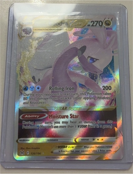 2022 Pokémon Lost Origin #136 Hisuian Goodra VSTAR — front