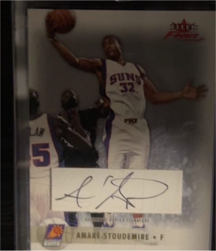 2003-04 Fleer Focus Amare Stoudemire Autograph — front