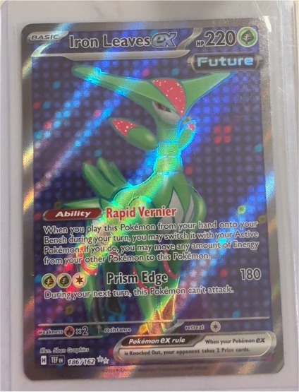 2024 Pokémon SV05: Temporal Forces #186 Iron Leaves ex — front