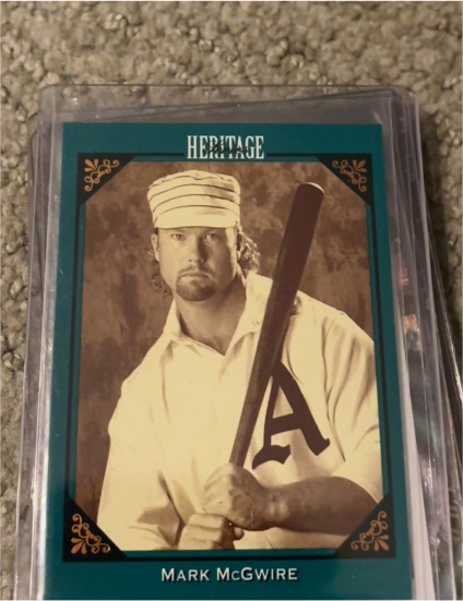 1993 Leaf Studio Heritage Series #4 Mark McGwire — front