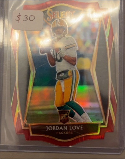 2020 Panini Select Premier Level #147 Jordan Love — front