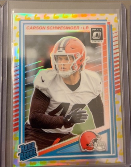 2025 Panini Donruss Optic #217 Carson Schwesinger — front