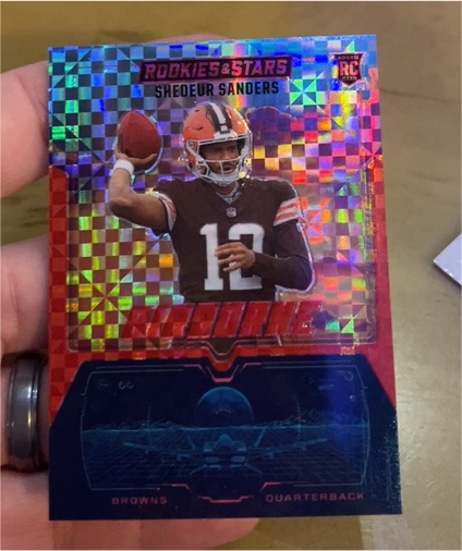 2025 Panini Rookies & Stars Airborne #2 Shedeur Sanders — front
