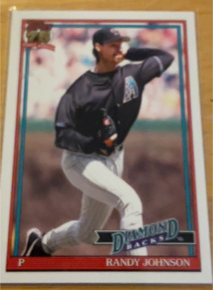 1991 Topps #T91-67 Randy Johnson — front