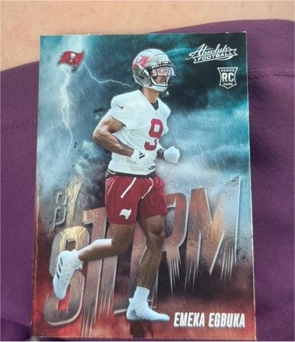 2025 Panini Absolute Football By Storm #4 Emeka Egbuka RC — front