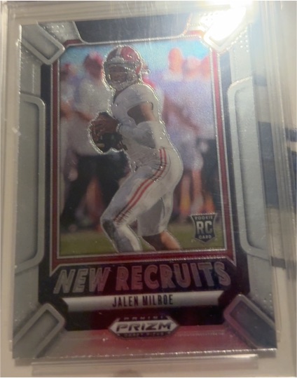2025 Panini Prizm Draft Picks New Recruits #7 Jalen Milroe — front