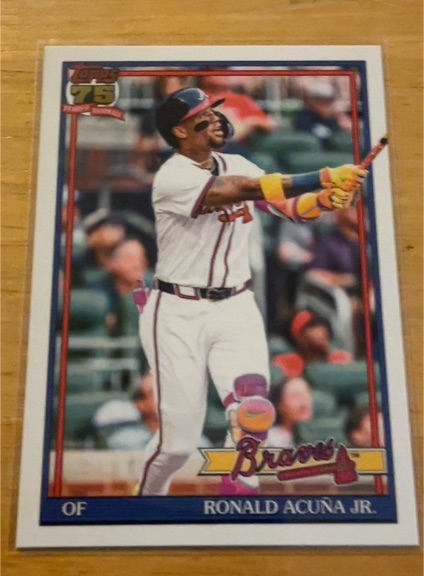 2026 Topps Series 1 1991 Topps #T91-84 Ronald Acuna Jr. — front