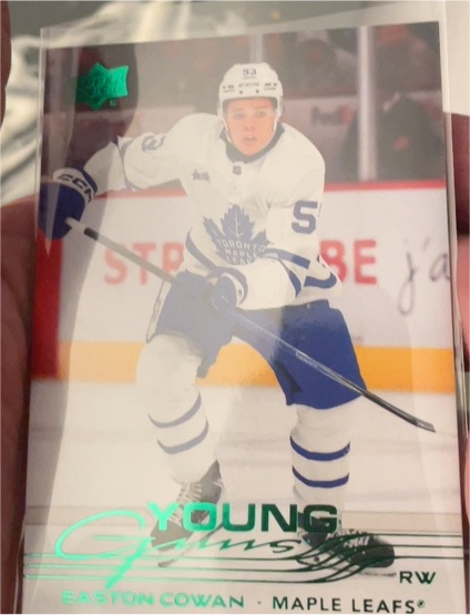 2025-26 Upper Deck Series 2 #462 Easton Cowan Young Guns — front