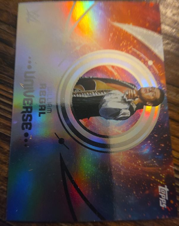 2025 Topps Universe WWE #193 William Regal Flare Parallel — front